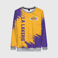 Свитшот женский LA LAKERS, цвет: 3D-меланж