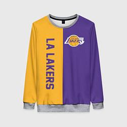 Свитшот женский LA LAKERS, цвет: 3D-меланж