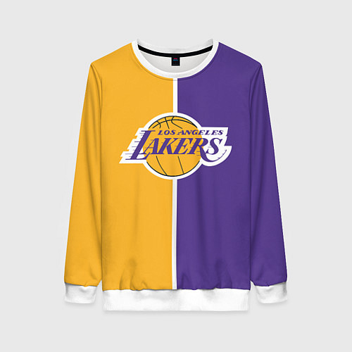 Женский свитшот LA LAKERS / 3D-Белый – фото 1