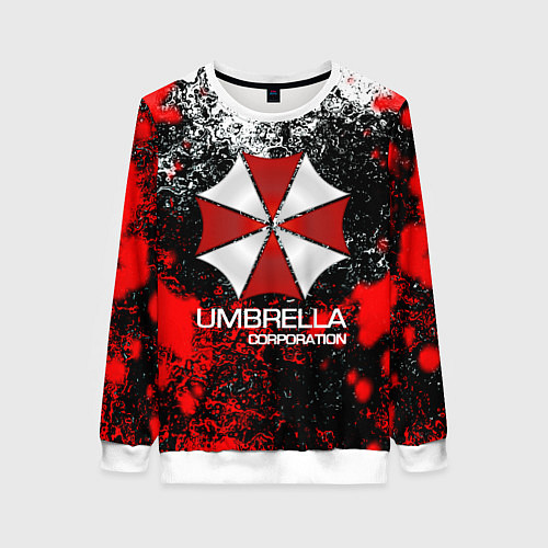 Женский свитшот UMBRELLA CORP / 3D-Белый – фото 1