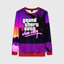 Свитшот женский GTA:VICE CITY, цвет: 3D-красный