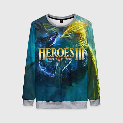Женский свитшот Heroes of Might and Magic / 3D-Меланж – фото 1