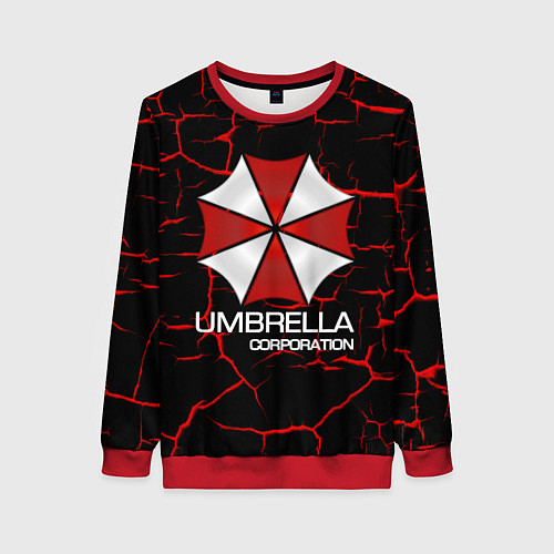 Женский свитшот UMBRELLA CORP / 3D-Красный – фото 1