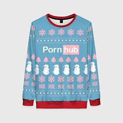 Женский свитшот Pornhub - christmas sweater