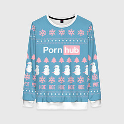 Женский свитшот Pornhub - christmas sweater