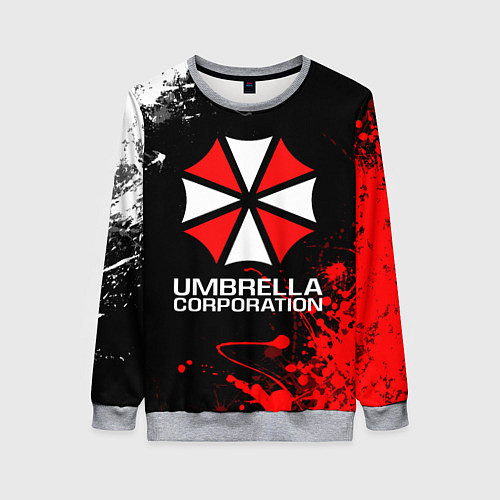 Женский свитшот UMBRELLA CORPORATION / 3D-Меланж – фото 1
