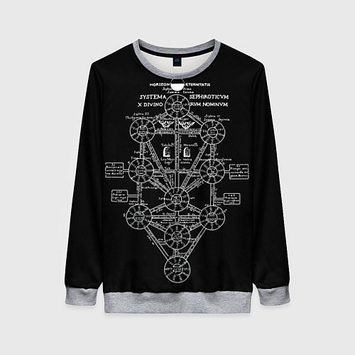 Женский свитшот EVa-updown / 3D-Меланж – фото 1