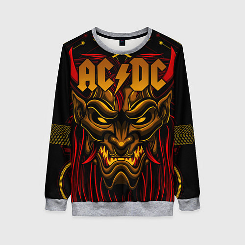 Женский свитшот ACDC / 3D-Меланж – фото 1
