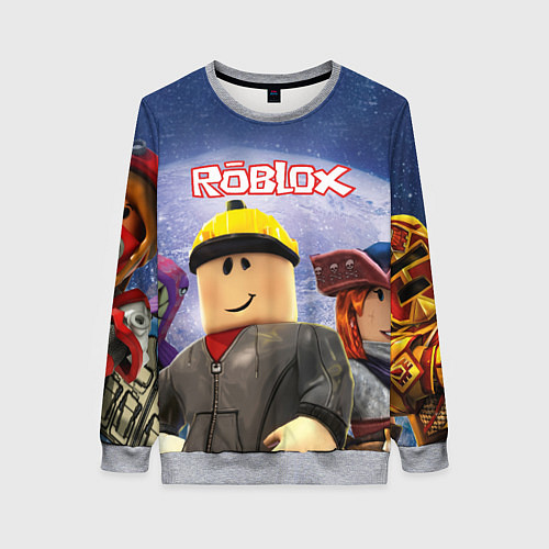 Женский свитшот ROBLOX / 3D-Меланж – фото 1