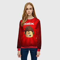 Свитшот женский ROBLOX, цвет: 3D-красный — фото 2
