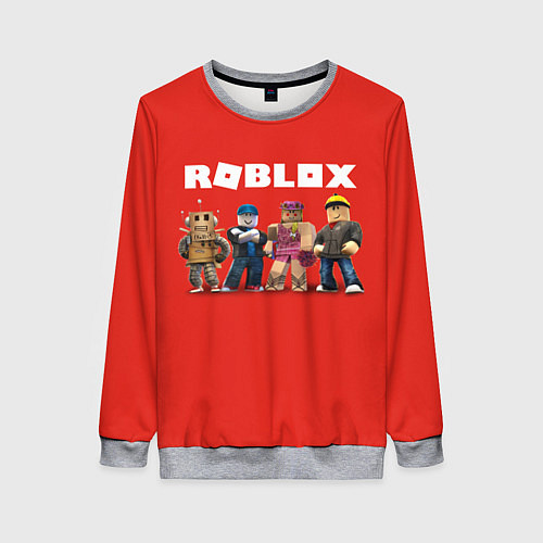 Женский свитшот ROBLOX / 3D-Меланж – фото 1