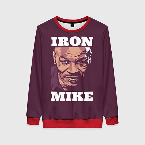 Женский свитшот Mike Tyson / 3D-Красный – фото 1