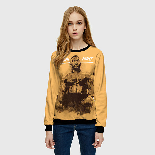 Женский свитшот Iron Mike / 3D-Черный – фото 3