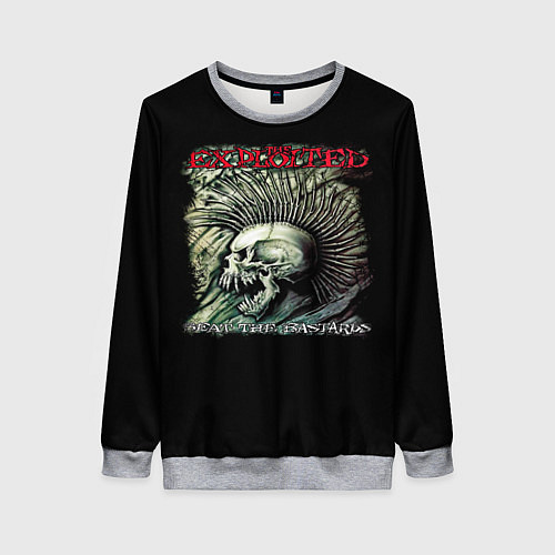 Женский свитшот The Exploited / 3D-Меланж – фото 1