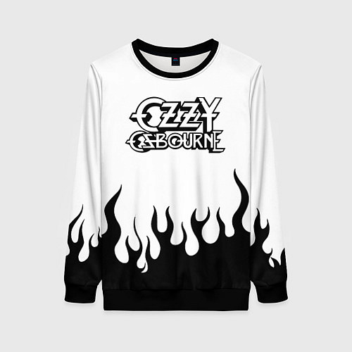 Женский свитшот Ozzy Osbourne / 3D-Черный – фото 1