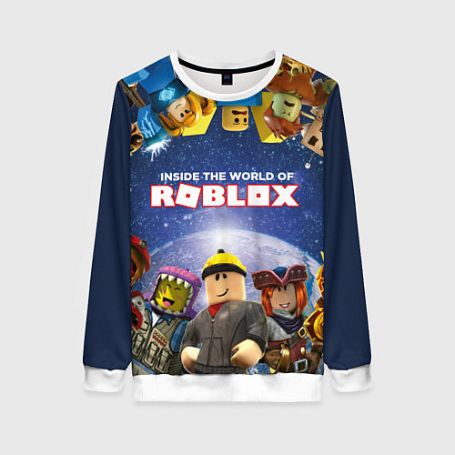 Женский свитшот ROBLOX / 3D-Белый – фото 1