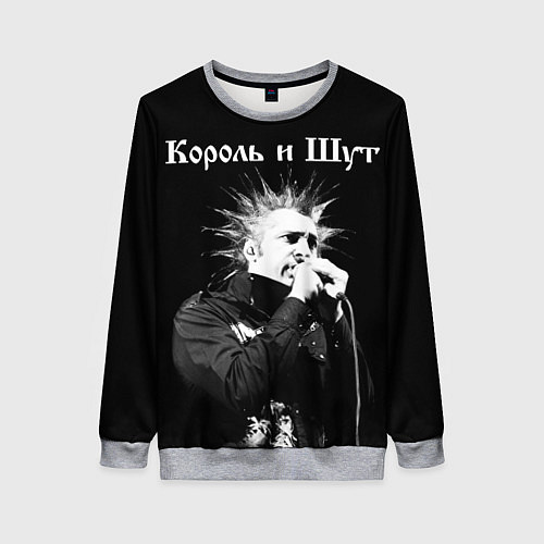 Женский свитшот Король и Шут Анархия спина / 3D-Меланж – фото 1