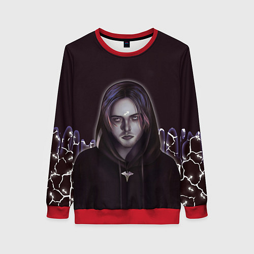 Женский свитшот Pyrokinesis / 3D-Красный – фото 1