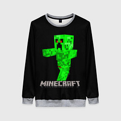 Свитшот женский MINECRAFT CREEPER, цвет: 3D-меланж