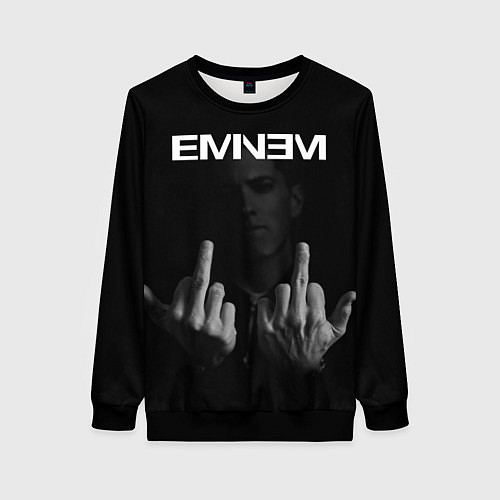 Женский свитшот EMINEM / 3D-Черный – фото 1