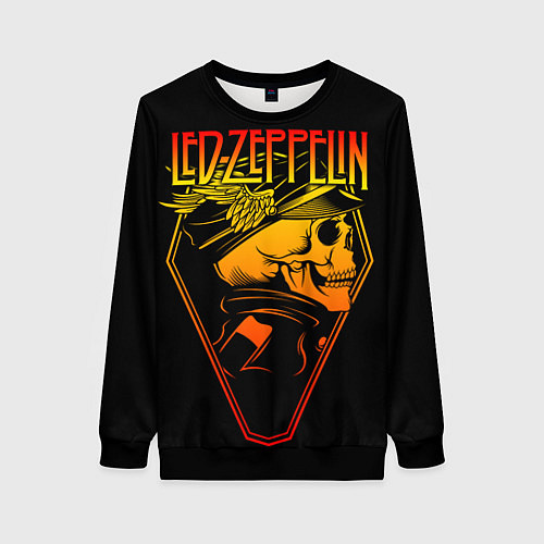 Женский свитшот Led Zeppelin / 3D-Черный – фото 1