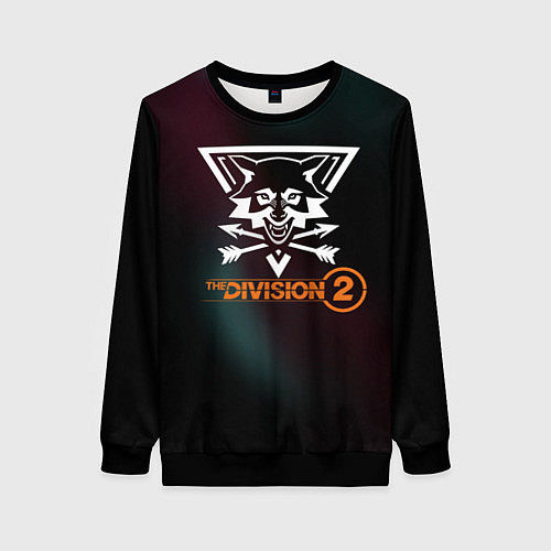 Женский свитшот The Division 2 Logo / 3D-Черный – фото 1