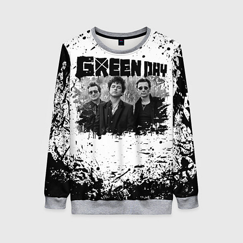 Женский свитшот GreenDay / 3D-Меланж – фото 1