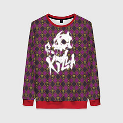 Свитшот женский Killer Queen, цвет: 3D-красный