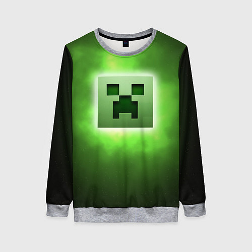 Женский свитшот MINECRAFT / 3D-Меланж – фото 1