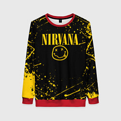 Свитшот женский NIRVANA, цвет: 3D-красный
