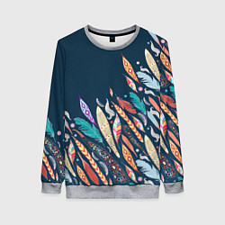 Женский свитшот Перья