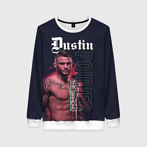 Женский свитшот Dustin Poirier / 3D-Белый – фото 1