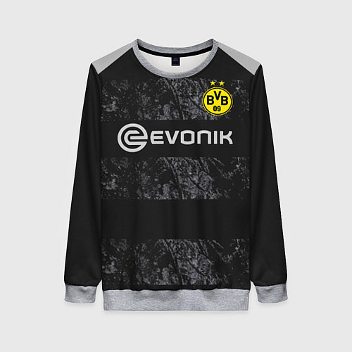 Женский свитшот Borussia away 19-20 / 3D-Меланж – фото 1