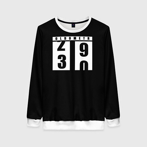 Женский свитшот OLDOMETR 30 лет / 3D-Белый – фото 1