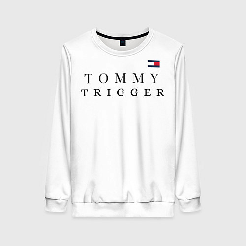 Женский свитшот Tommy Hilfiger , Tommy trigger / 3D-Белый – фото 1