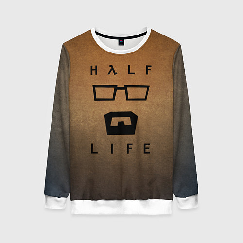 Женский свитшот HALF-LIFE / 3D-Белый – фото 1