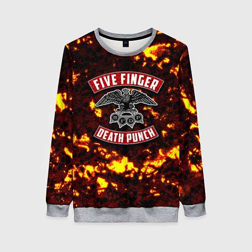 Женский свитшот Five Finger Death Punch / 3D-Меланж – фото 1