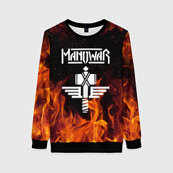 Свитшот женский Manowar, цвет: 3D-черный