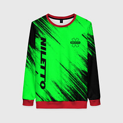 Свитшот женский Niletto, цвет: 3D-красный