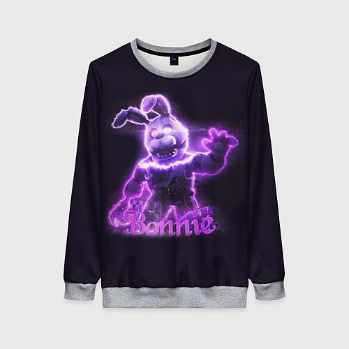 Женский свитшот Five Nights At Freddy's / 3D-Меланж – фото 1