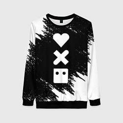 Свитшот женский LOVE DEATH ROBOTS LDR, цвет: 3D-черный