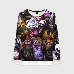 Свитшот женский Five Nights At Freddy's, цвет: 3D-белый