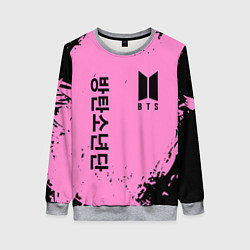 Свитшот женский BTS, цвет: 3D-меланж