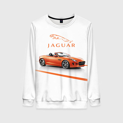 Женский свитшот Jaguar / 3D-Белый – фото 1