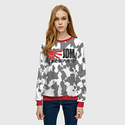 Свитшот женский JDM Style, цвет: 3D-красный — фото 2