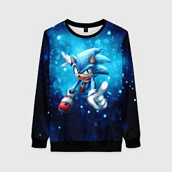 Свитшот женский SONIC, цвет: 3D-черный