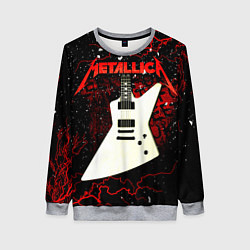 Свитшот женский Metallica, цвет: 3D-меланж
