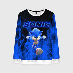 Свитшот женский SONIC, цвет: 3D-белый