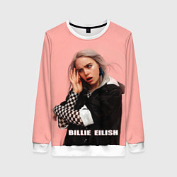 Свитшот женский Billie Eilish, цвет: 3D-белый