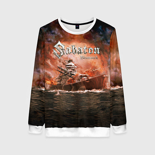 Женский свитшот Sabaton / 3D-Белый – фото 1